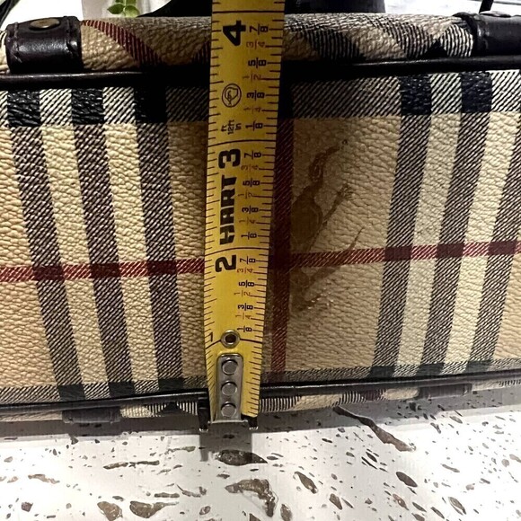 Vintage Burberry London Check  Mini Tote Bag Nova Plaid Bag Classic - Picture 10 of 15